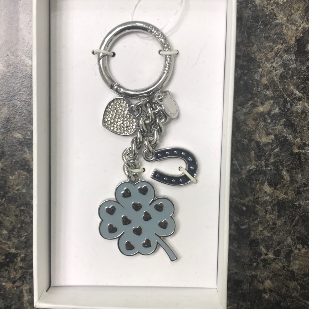 Michael Kors Four Leaf Clover Lucky Charm Keychain